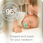 NUK Comfy Orthodontic Pacifiers, 0-6 Months, Timeless Collection, 5 Count (Pack of 1) - Image 3